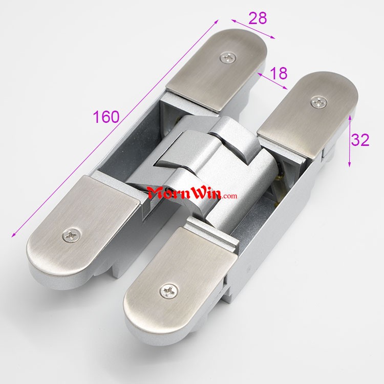 160mm 3D Adjustable Invisible Concealed Hidden Door Hinge