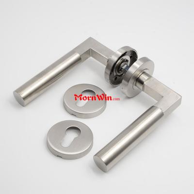 304 Stainless Steel Modern Luxury Solid L Lever Door Handle