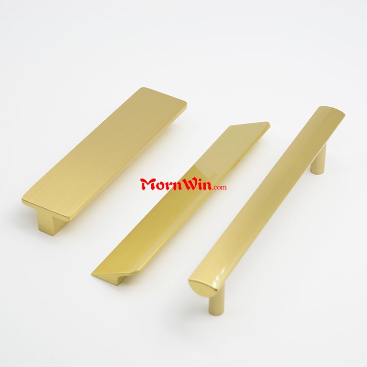 Brass Thickened Wardrobe Cabinet Square Door Handle Factory