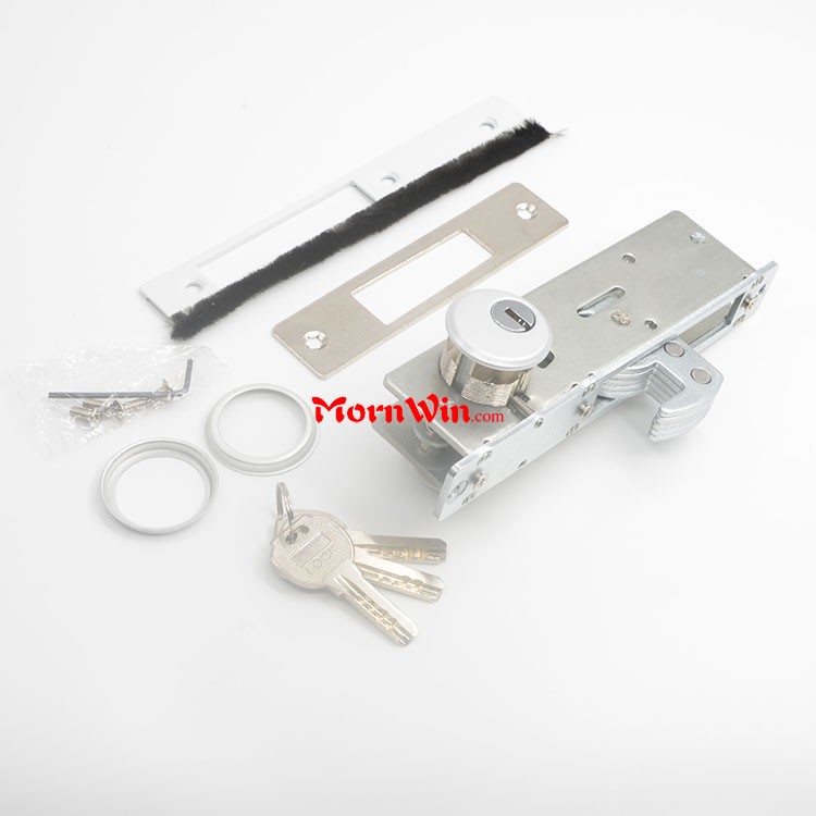 Door mortise lock body hook type tongue lock