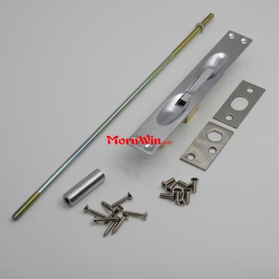 Satin chrome brass flush door bolt for metal door