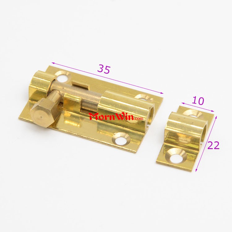 Solid Brass Square Type Barrel Bolt Door Bolt Factory