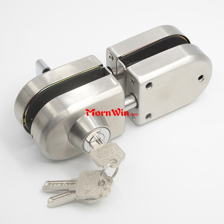 Stainless Steel 304 Frameless Sliding Lock Glass To Glass Door Lock