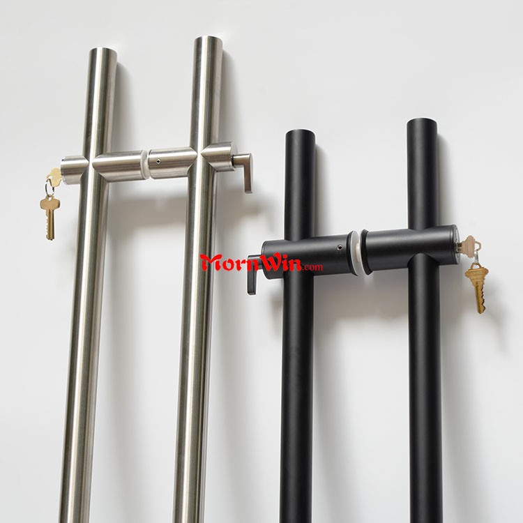 Stainless Steel 304 Round Long Locking Ladder Pull Handle Lock Set