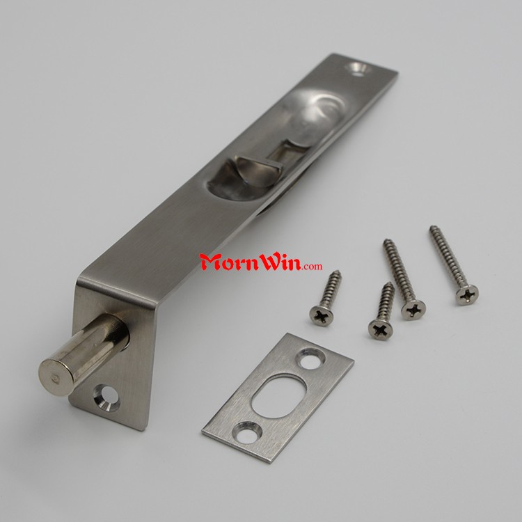 Stainless steel sliding latch door bolt locks