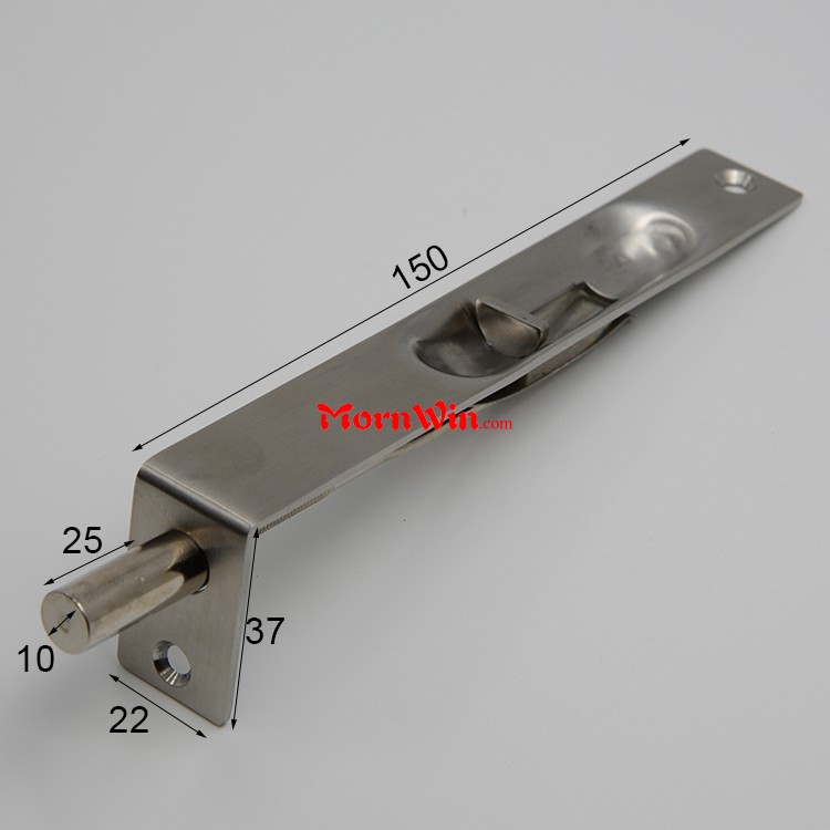 Stainless steel sliding latch door bolt locks