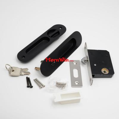 Zinc Alloy Rounded Rectangle Wooden or Metal Sliding Door Lock