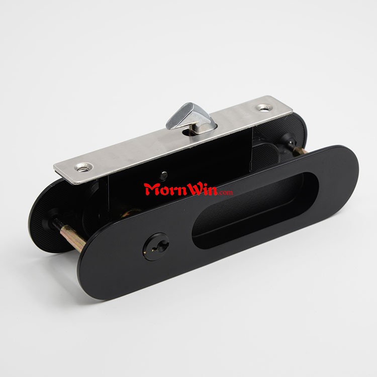 Zinc Alloy Rounded Rectangle Wooden or Metal Sliding Door Lock