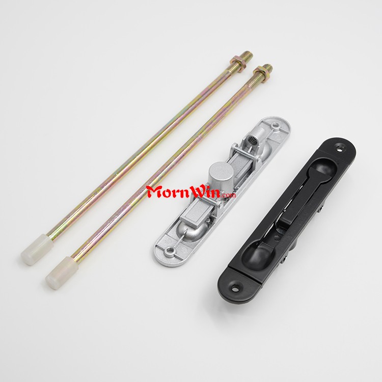 aluminum zinc alloy flush bolt latch for metal door