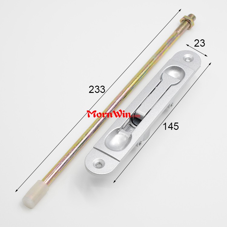 aluminum zinc alloy flush bolt latch for metal door